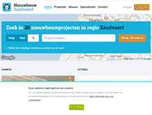 Tablet Screenshot of nieuwbouw-zandvoort.nl